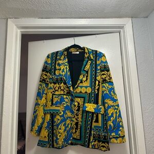 Versace Multicolor Baroque Jacket